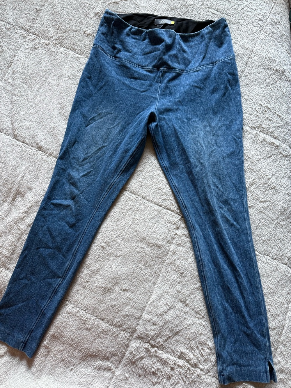 Lysse Dark Blue Denim-Look Jeggings